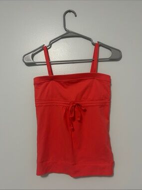 Limited Too Red Spaghetti Strap Drawstring Camisole